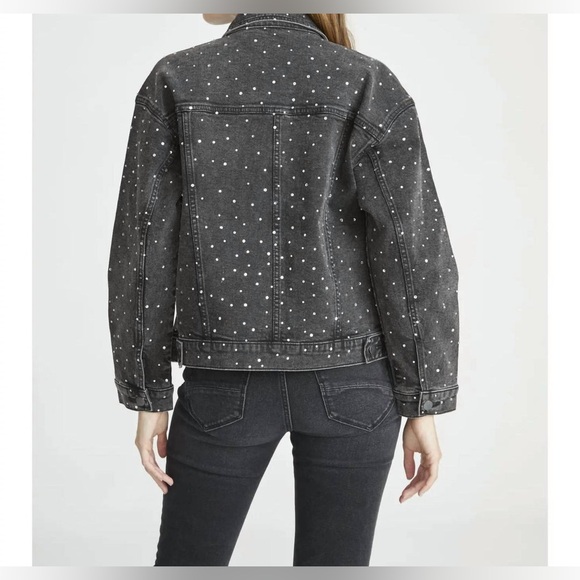 Anthropologie Driftwood X After Party Jean Jacket In Black - Picture 3 of 12